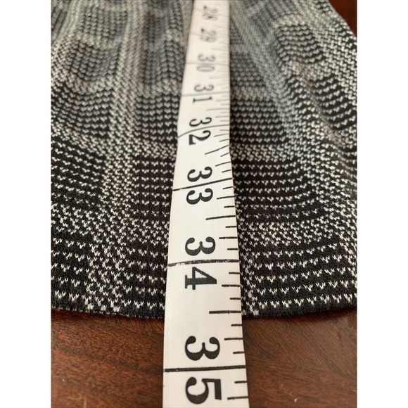 J Jill Wearever Collection Shift Dress Sz M 3/4 Sleeve Houndstooth Checkered - Picture 8 of 9